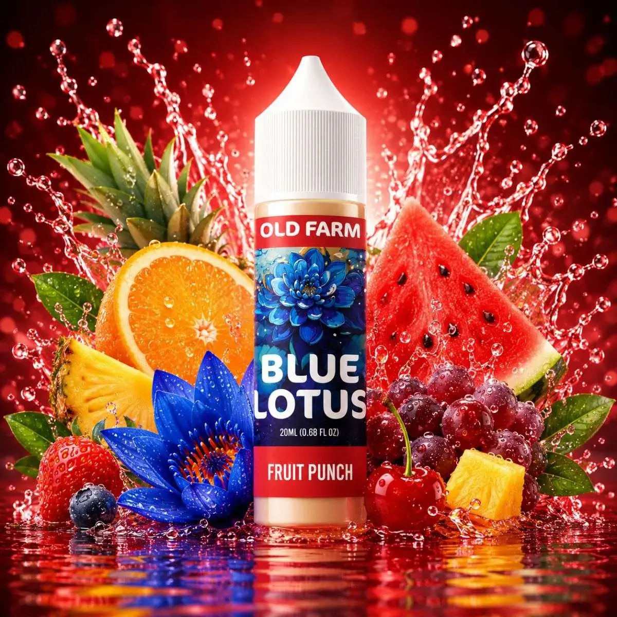 Old Farm Blue Lotus Fruit Punch 20mL Premium Botanical Extract