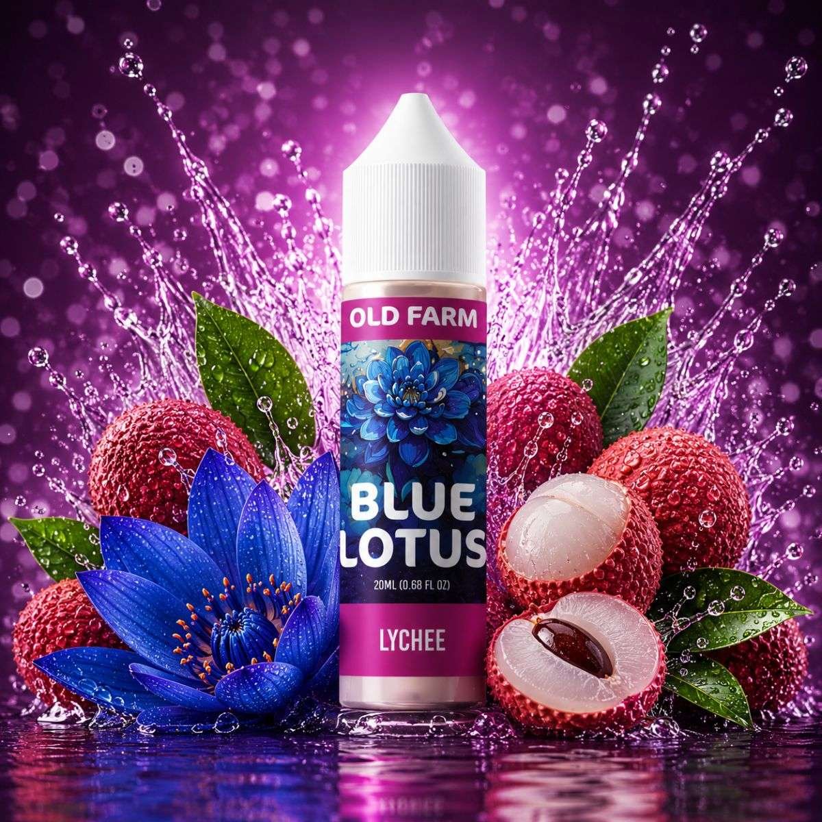 Old Farm Blue Lotus Lychee 20mL Premium Botanical Extract
