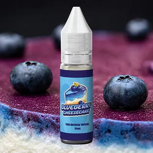 Blueberry Cheesecake – CBD Vape Juice – 15mL Premium Vape Liquid