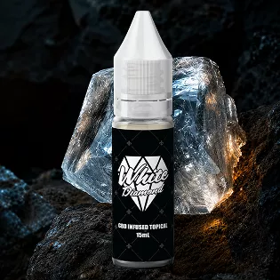 White Diamond – CBD Vape Juice – 15mL Premium Vape Liquid
