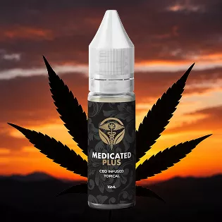 Medicated Plus – CBD Vape Juice – 15mL Premium Vape Liquid