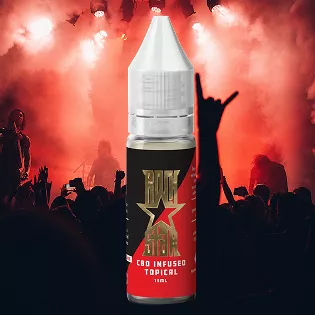Rockstar – Black/Red – CBD Vape Juice – 15mL Premium Vape Liquid