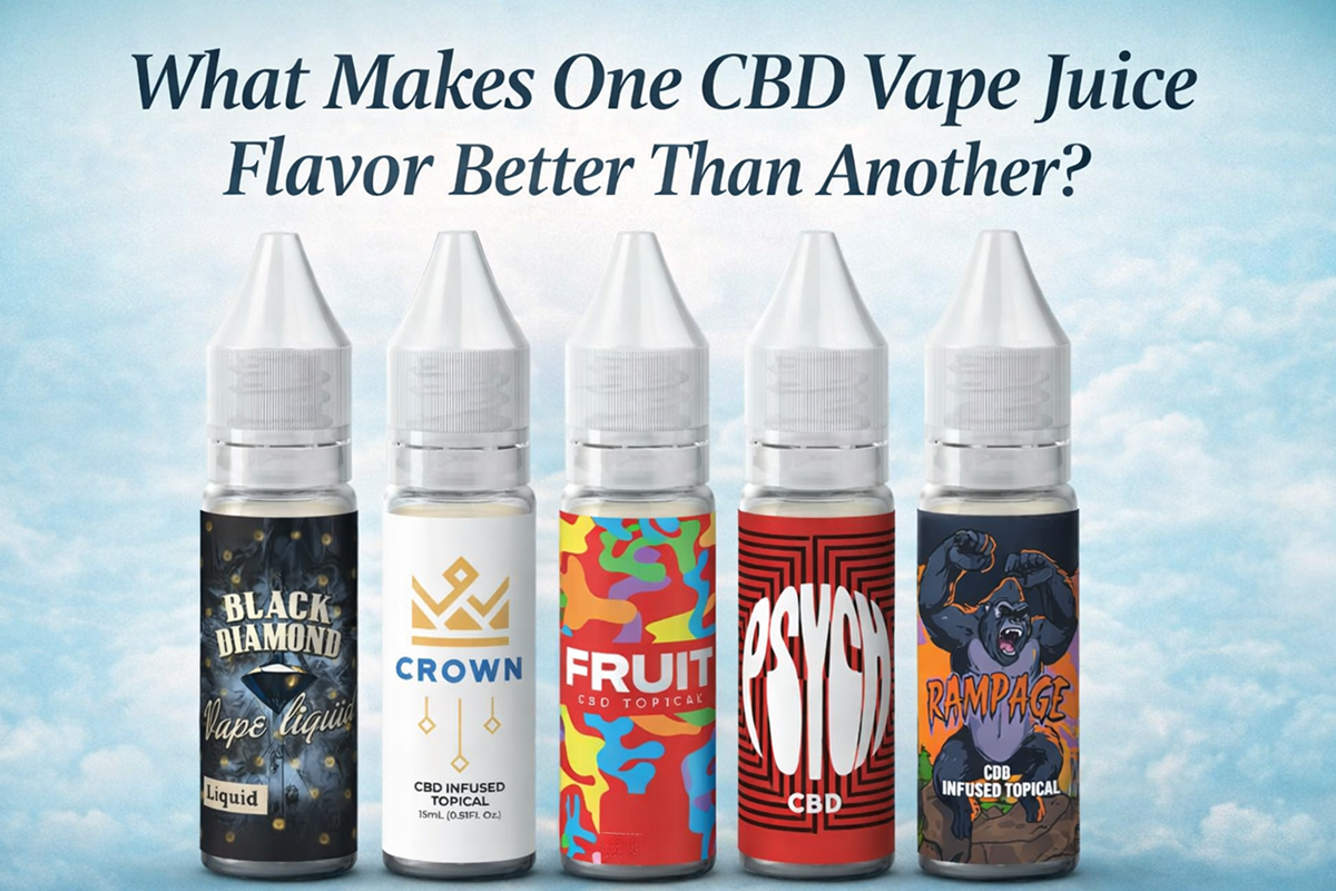 What Makes One CBD Vape Juice Flavor Better Than Another